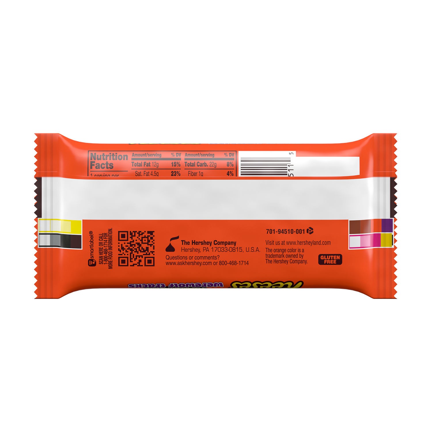 slide 5 of 5, REESE'S Milk Chocolate and Vanilla Flavored Creme Peanut Butter Cups, Halloween Candy Pack, 1.4 oz, 1.4 oz