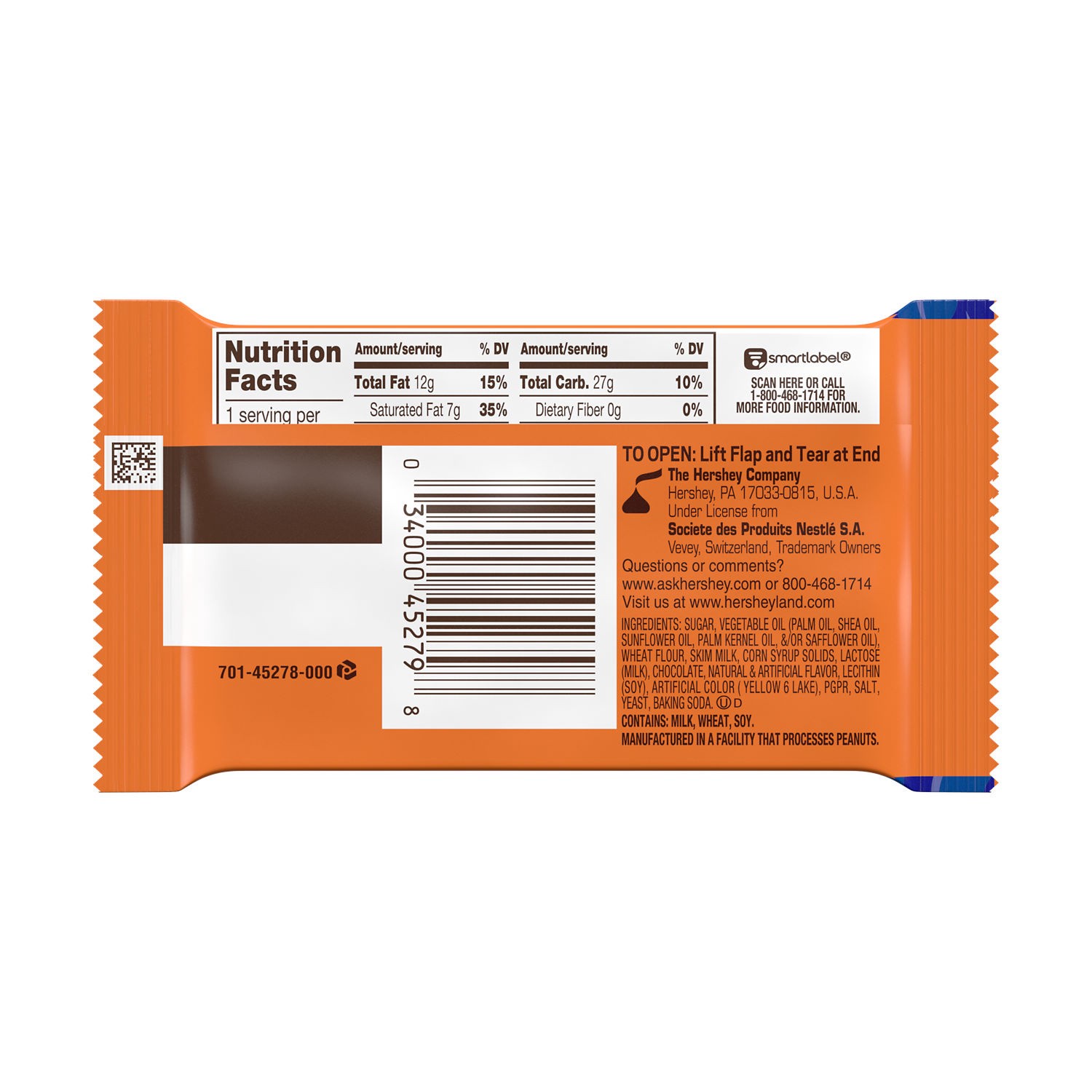 slide 3 of 7, KIT KAT Cinnamon Toast Flavored Creme Wafer Snack Size, Halloween Candy Bar, 1.5 oz, 1.5 oz