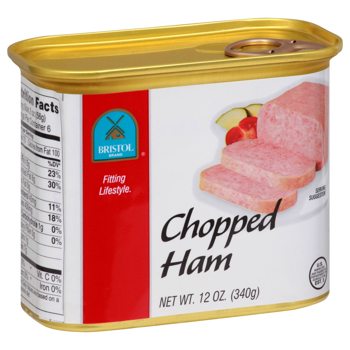 slide 10 of 13, Bristol Brewing Company Chopped Ham Water Added, 11.5 oz