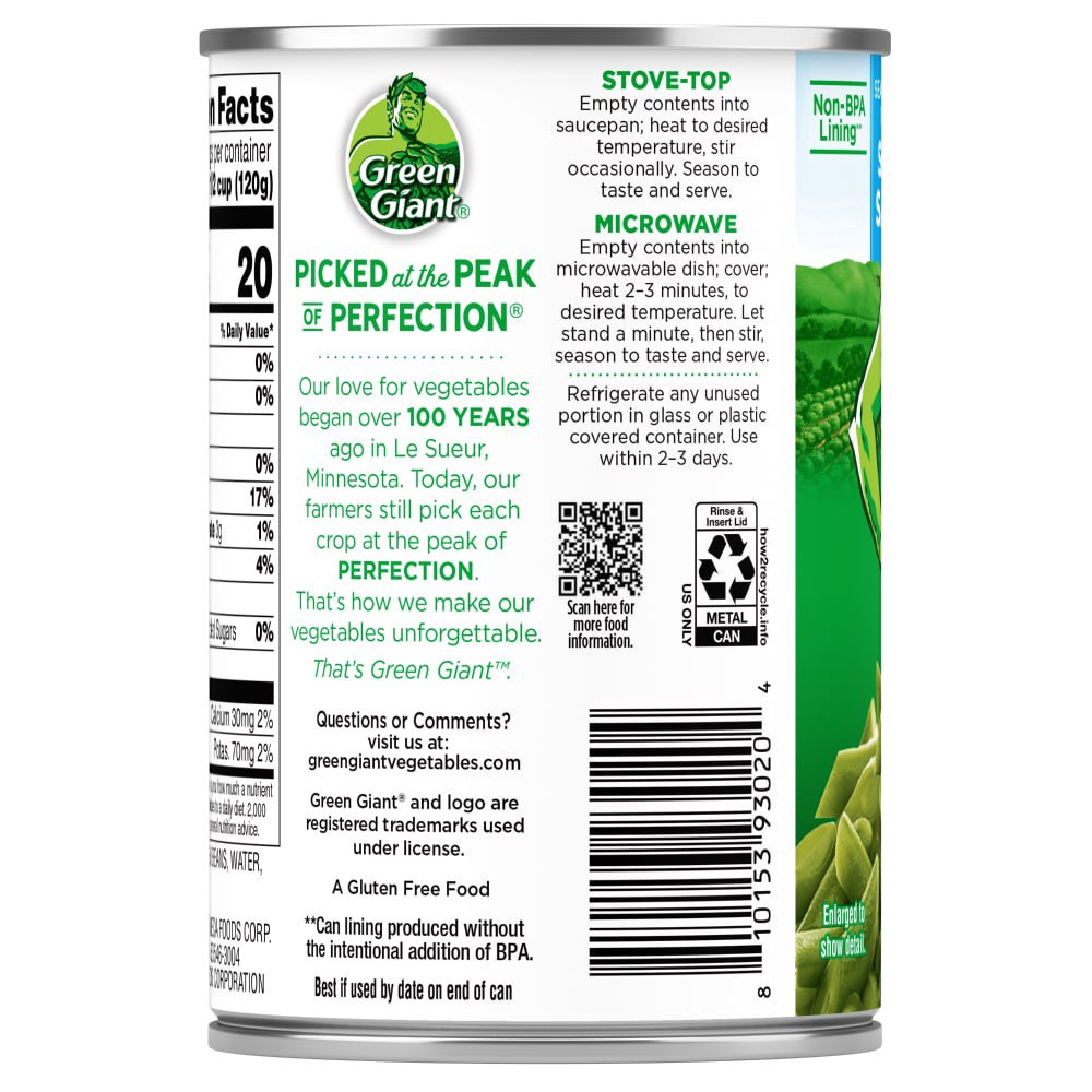 slide 3 of 4, Green Giant Kitchen Sliced Green Beans, 14.5 oz
