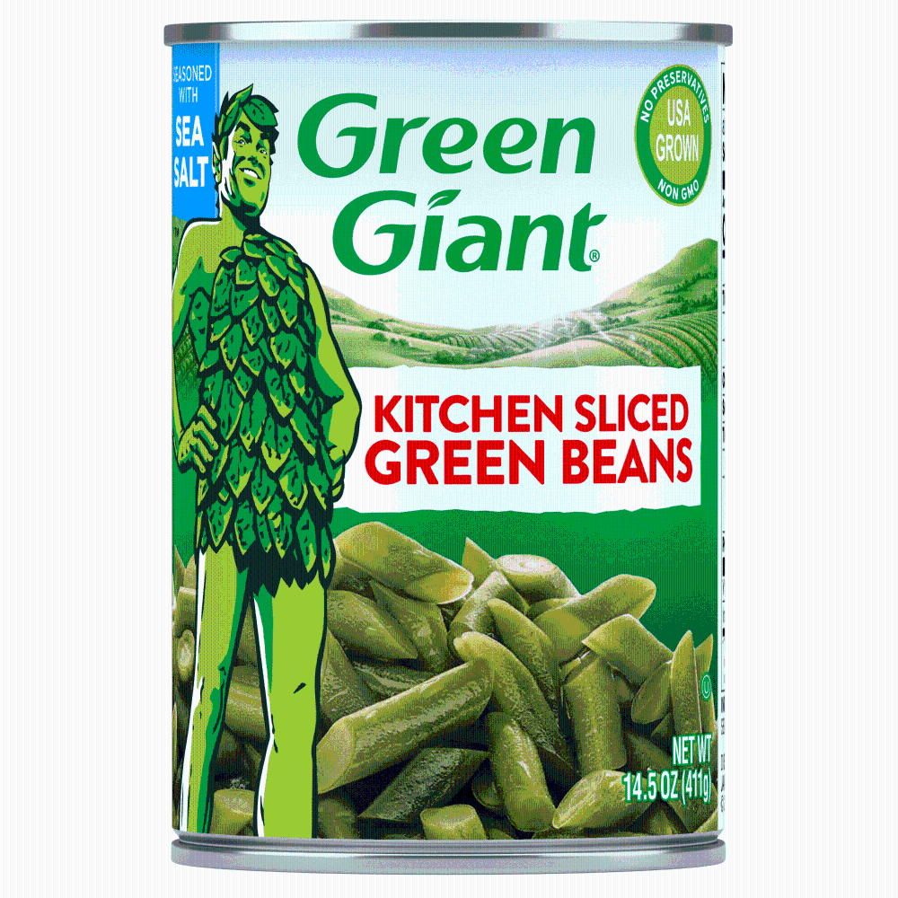 slide 1 of 4, Green Giant Kitchen Sliced Green Beans, 14.5 oz