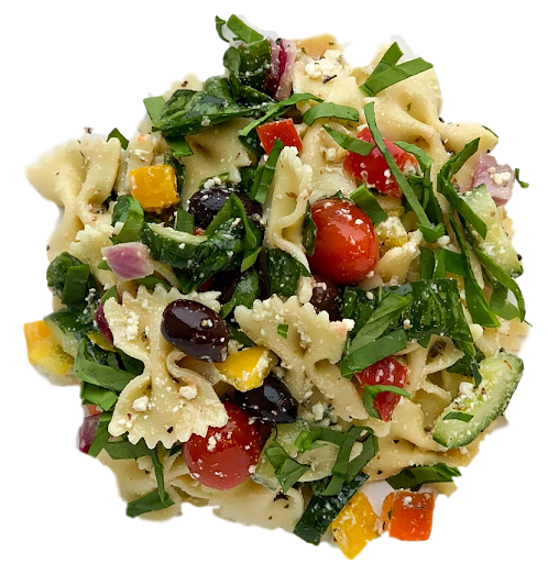 slide 1 of 1, Zerbos - Gabbys Garden Greek Bowtie Pasta Salad, per lb