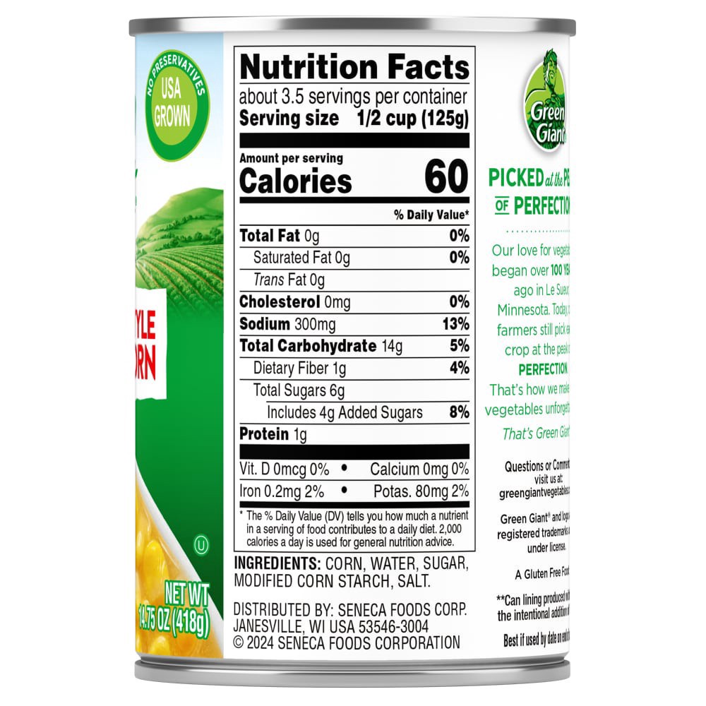 slide 3 of 4, Green Giant Cream Style Sweet Corn, 14.75 oz