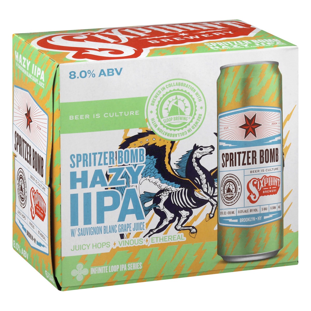 slide 2 of 9, Sixpoint Brewery Sixpoint Gose Style Global Warmer 6Pk, 72 fl oz