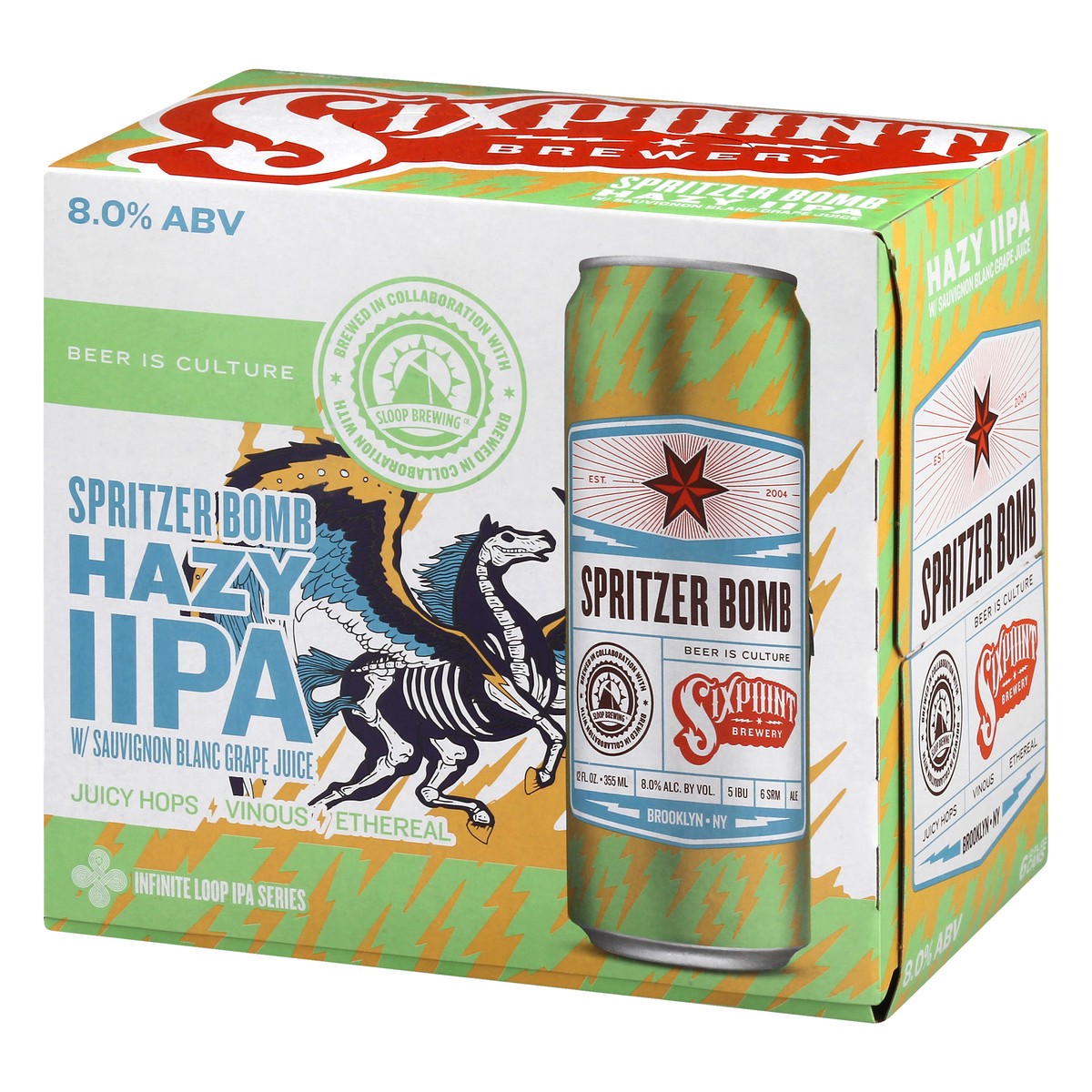 slide 3 of 9, Sixpoint Brewery Sixpoint Gose Style Global Warmer 6Pk, 72 fl oz