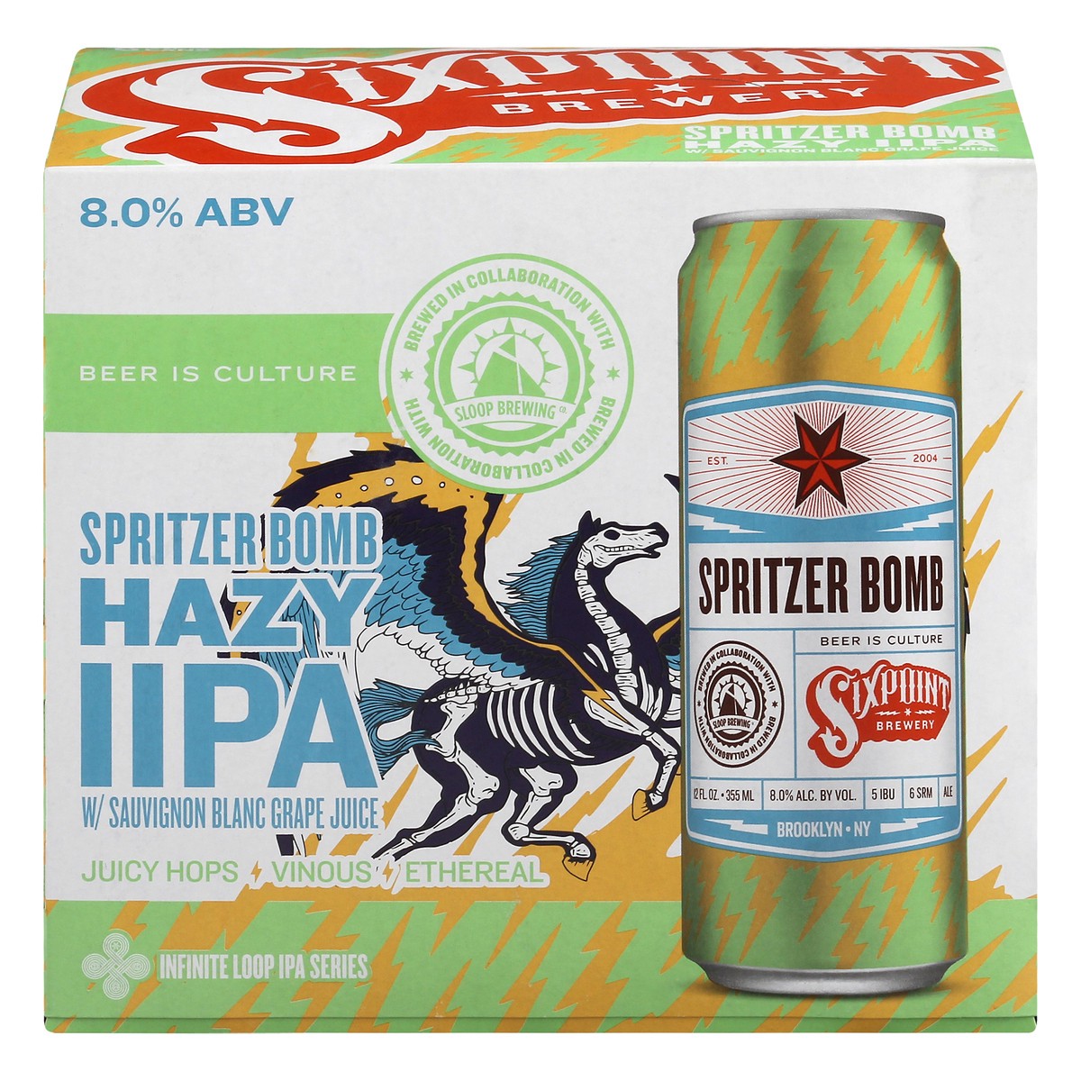 slide 1 of 9, Sixpoint Brewery Sixpoint Gose Style Global Warmer 6Pk, 72 fl oz