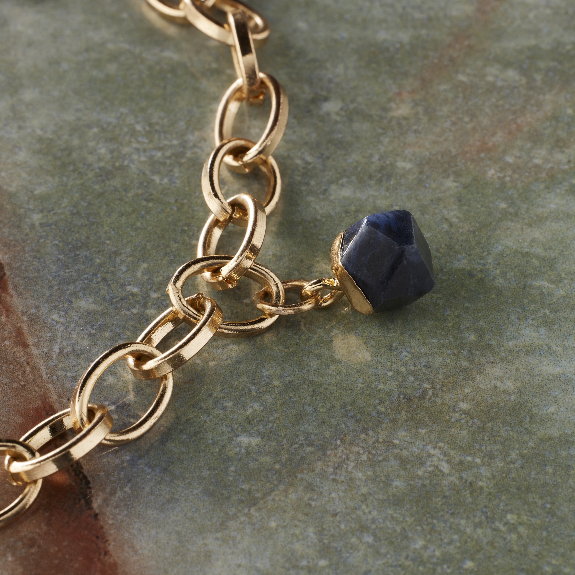 slide 2 of 3, Natural Stone Faceted Ball Charm By Bead Landing, 8 mm charm diameter