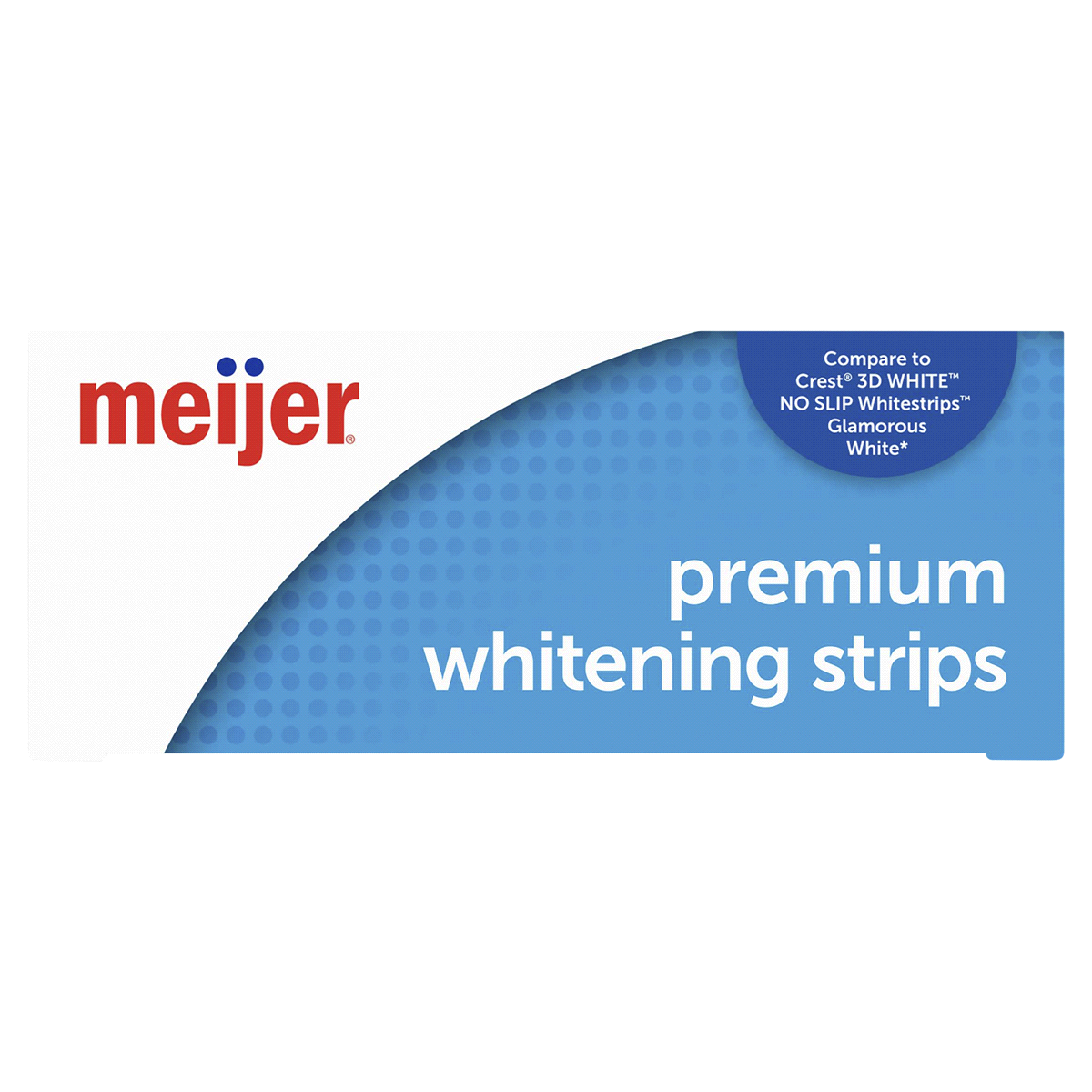 slide 21 of 21, Meijer Glistening White Whitening Strips, 14 Day Treatment, 28 Strips, 14 CT     