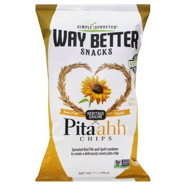 slide 1 of 1, Way Better Snacks Pita Chips 6 oz, 6 oz