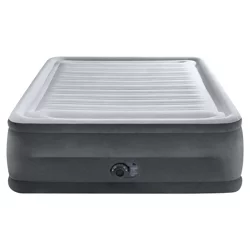 Intex 22in Queen Comfort-Plush Airbed with Internal Pump