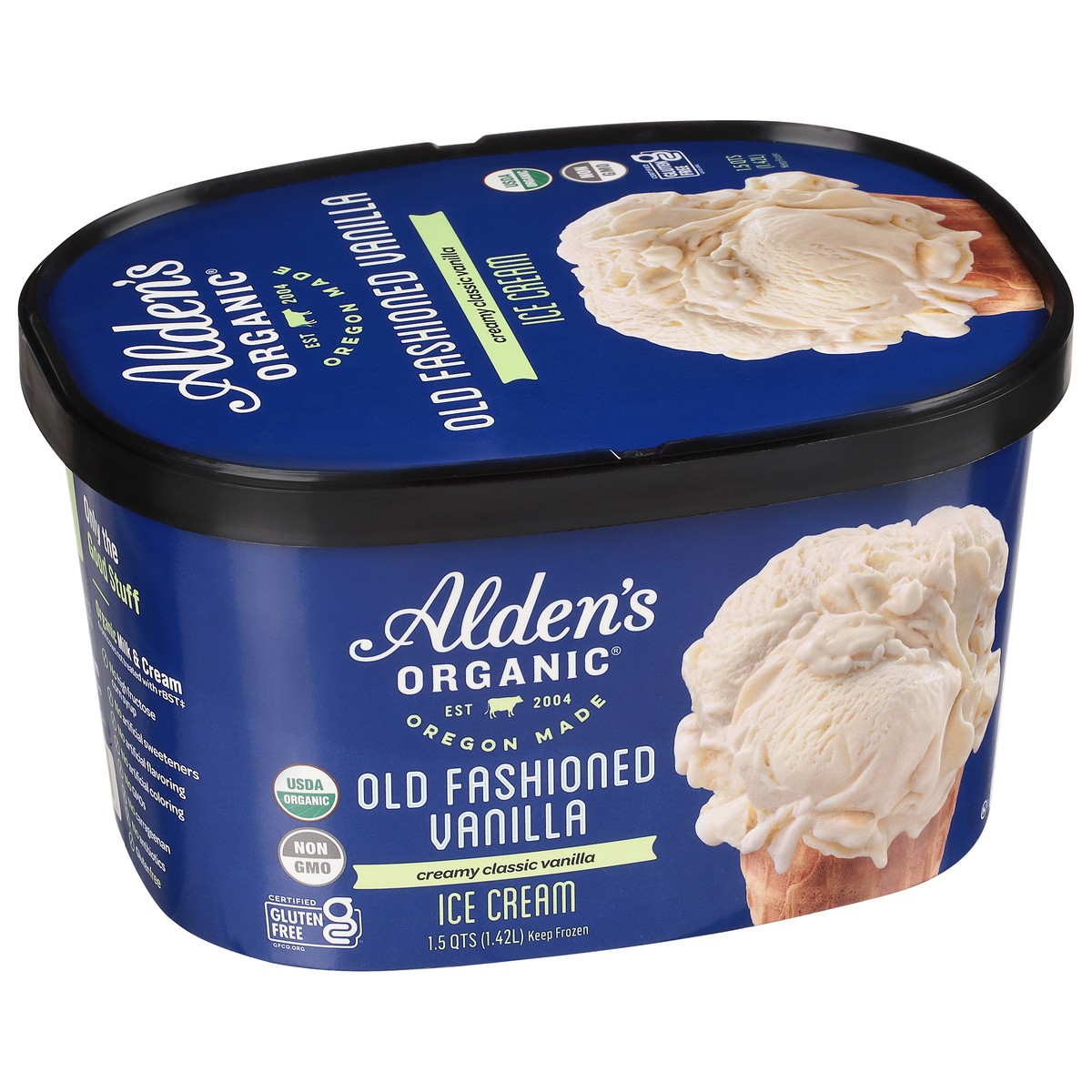 slide 3 of 11, Aldens Organic Organic Vanilla Ice Cream, 48 fl oz