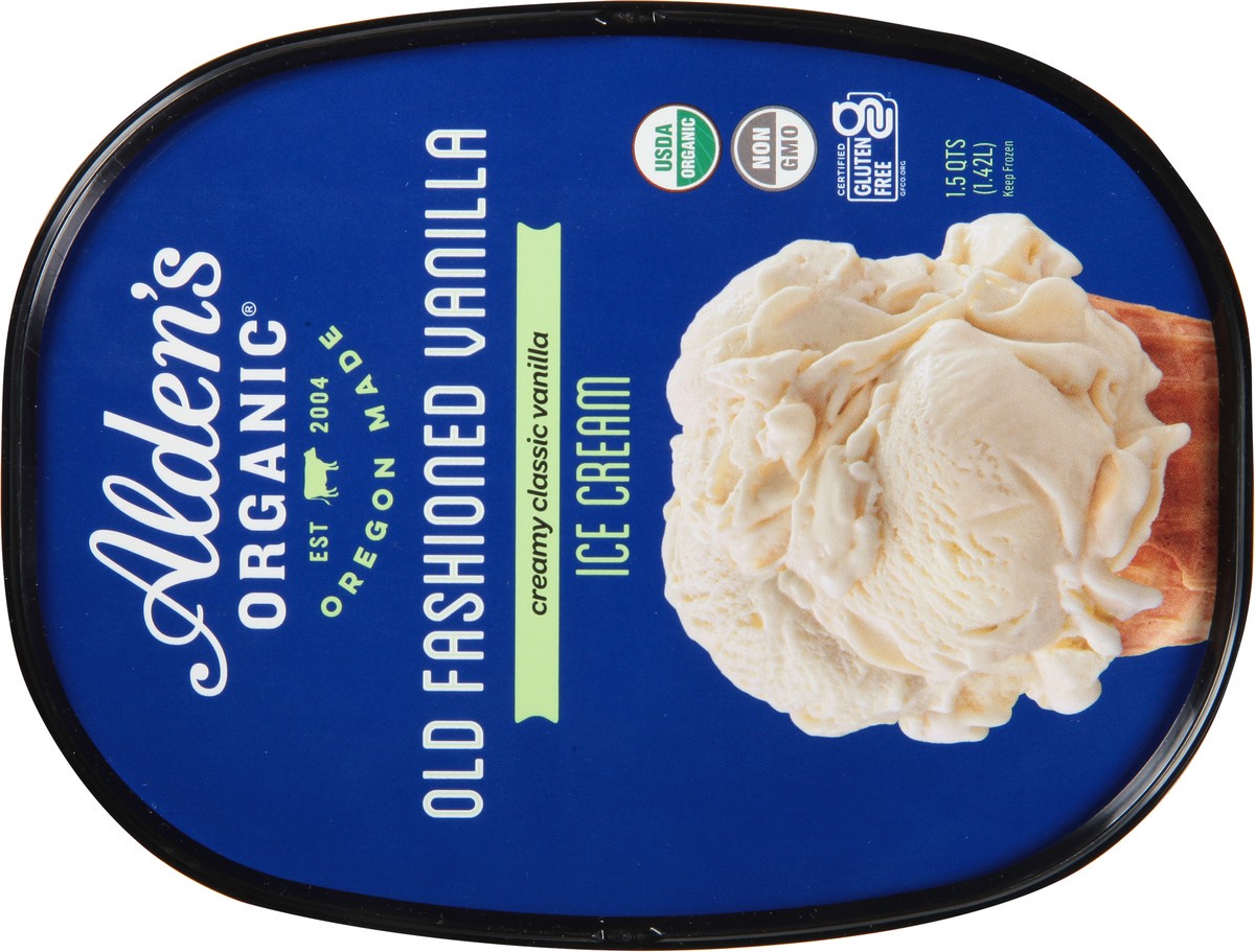 slide 6 of 11, Aldens Organic Organic Vanilla Ice Cream, 48 fl oz