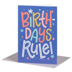 American Greetings Birthdays Rule Greeting Card 1 ea