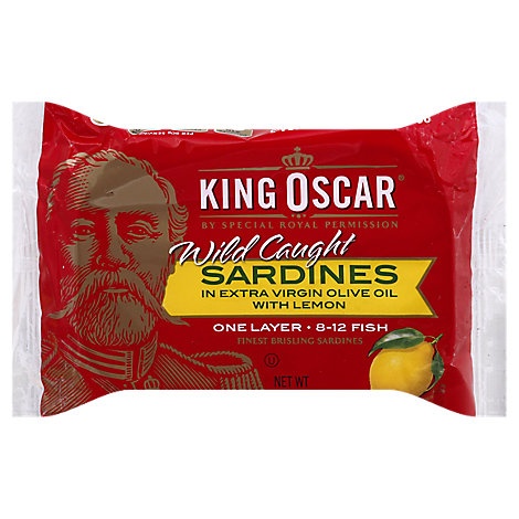 slide 1 of 1, King Oscar Sardines In Lemon, 3.75 oz