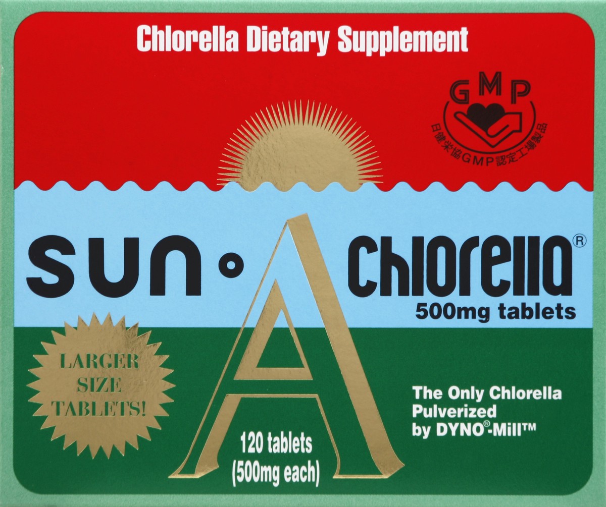 slide 3 of 5, Sun Chlorella Chlorella 120 ea, 1 ct