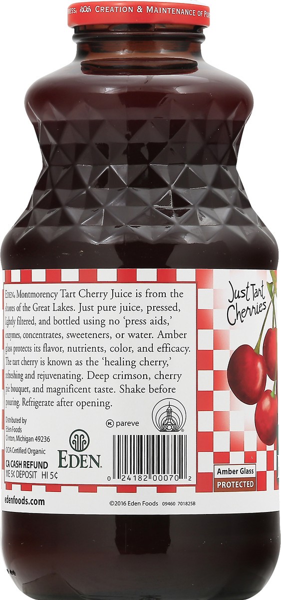 slide 11 of 13, Eden Foods Organic Tart Cherry Juice - 32 oz, 32 oz