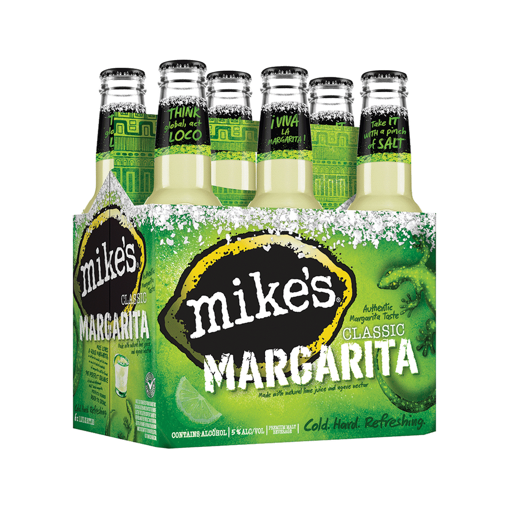 slide 1 of 1, Mike's Lime Margarita, 6 ct; 12 oz