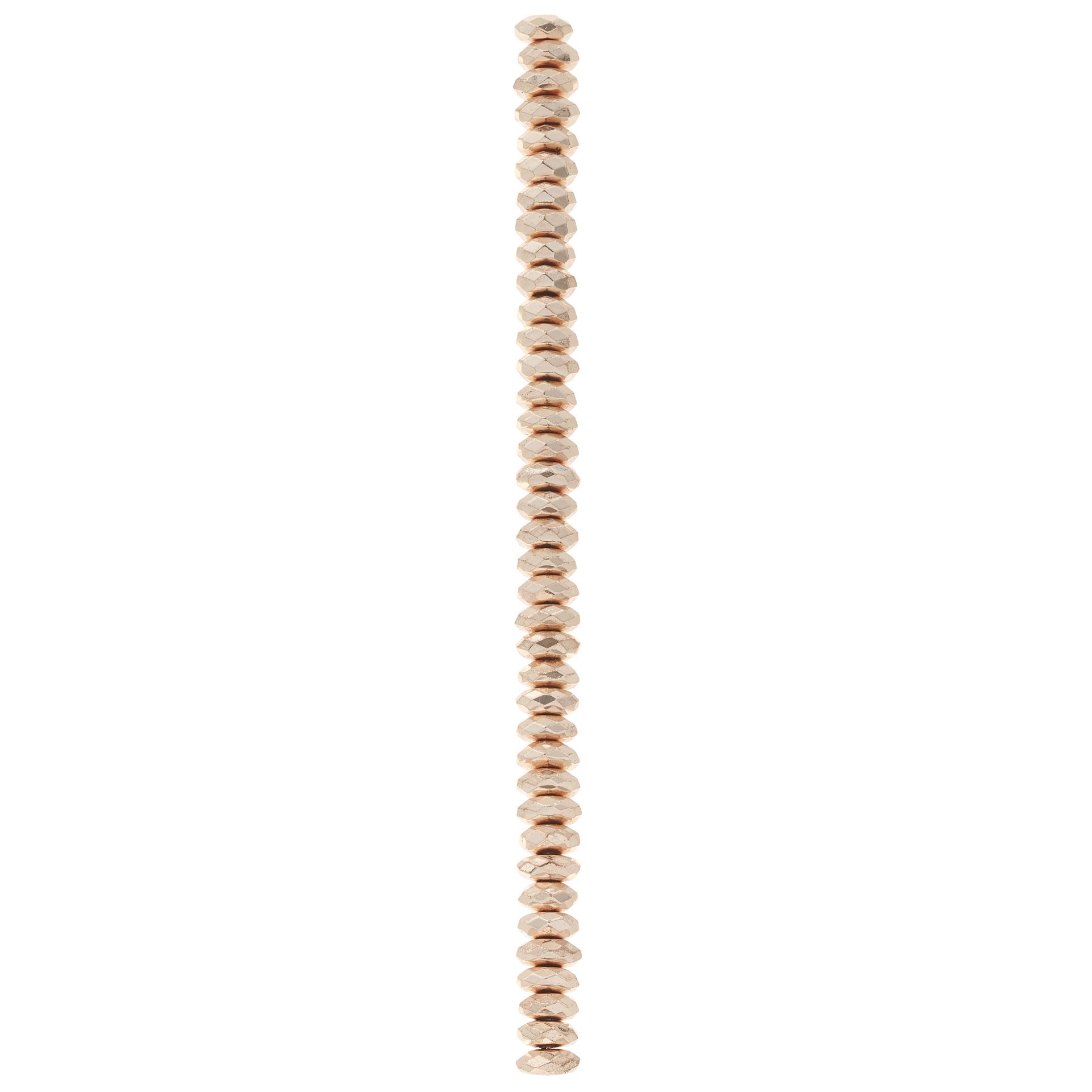 slide 2 of 5, Rose Gold Hematite Lentil Beads, 8mm By Bead Landing, 8mm