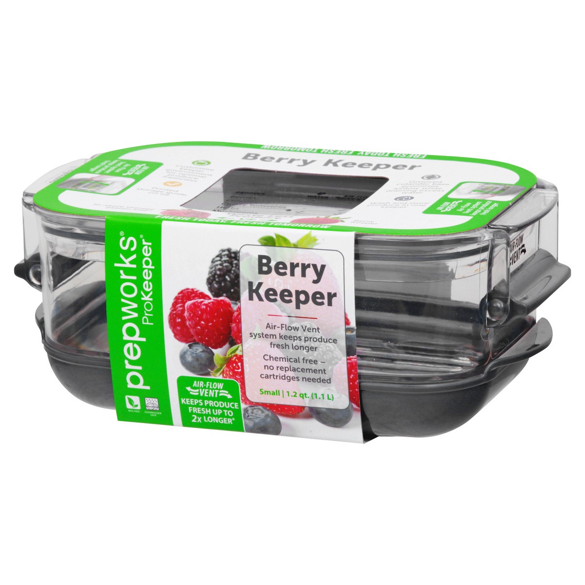 slide 4 of 9, Prepworks ProKeeper Small Berry Keeper 1 ea, 1.2 qt