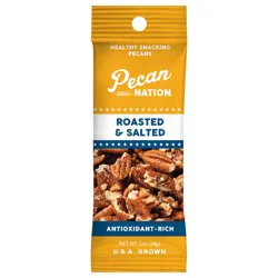 Pecan Nation Roasted & Salted Snacking Pecan Pieces