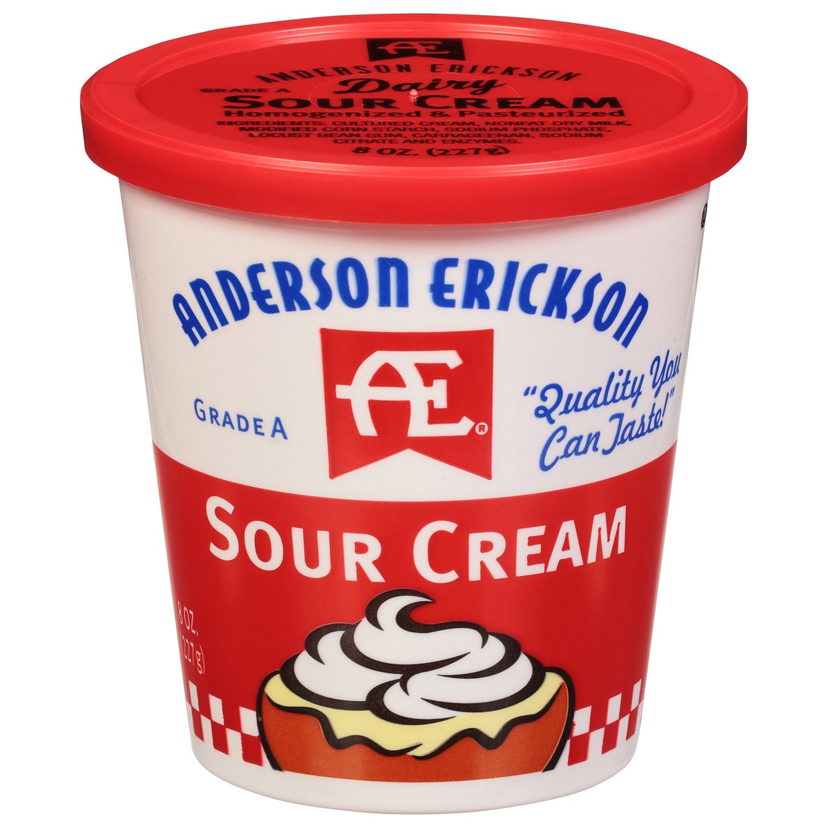 slide 1 of 11, Anderson Erickson Dairy Sour Cream 8 oz, 8 oz