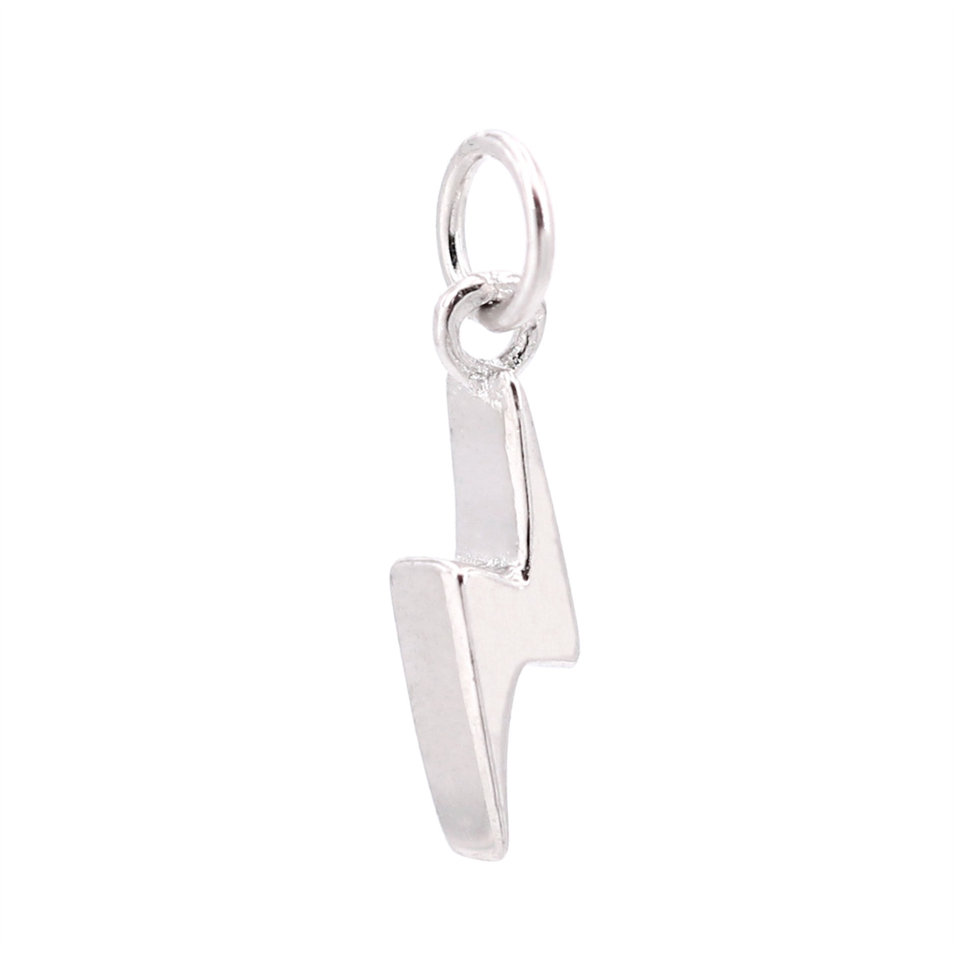 slide 8 of 8, Sterling Silver Bolt Icon Charm By Bead Landing, 0.13 in x 0.4 in x 0.09 in