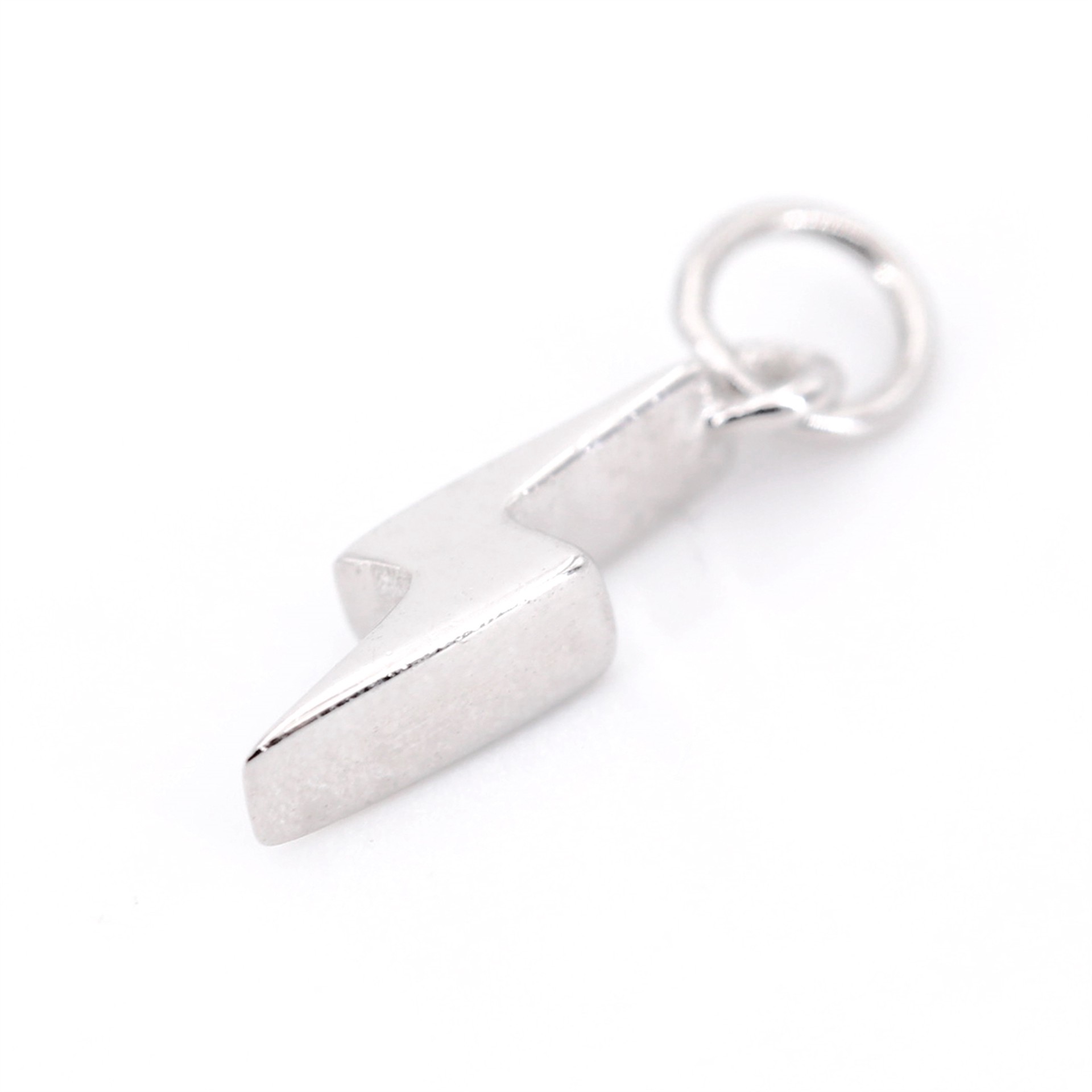 slide 7 of 8, Sterling Silver Bolt Icon Charm By Bead Landing, 0.13 in x 0.4 in x 0.09 in