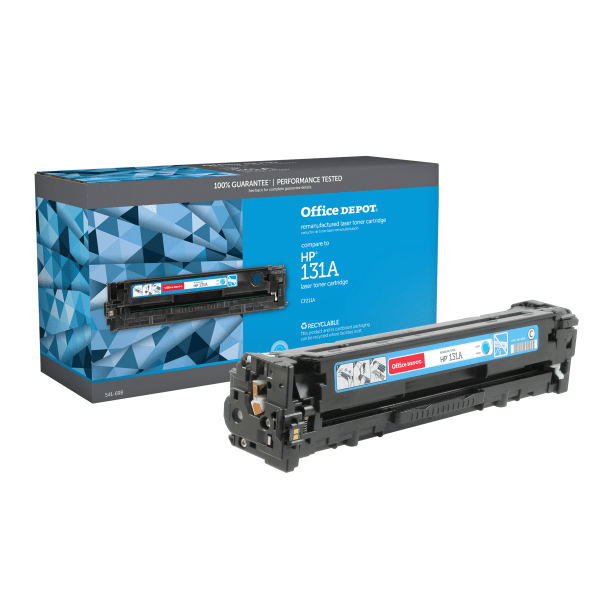 slide 1 of 1, Office Depot Od131Ac Remanufactured Toner Cartridge Replacement For Hp Cf211A Cyan, 1 ct