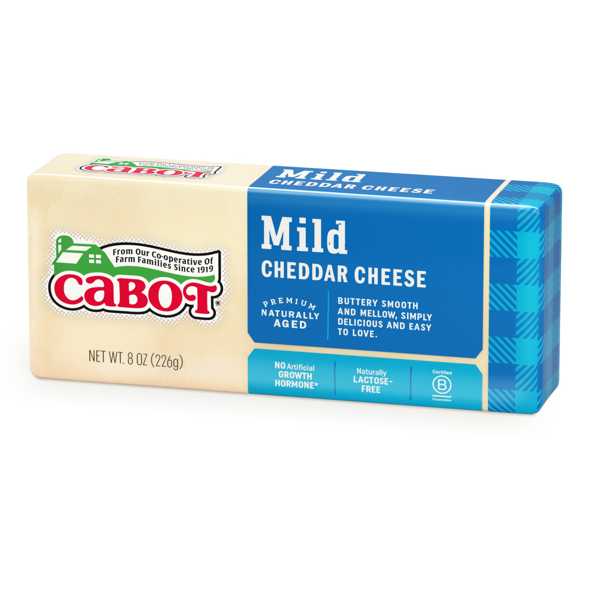 slide 4 of 5, Cabot Mild Cheddar Cheese, 8 oz