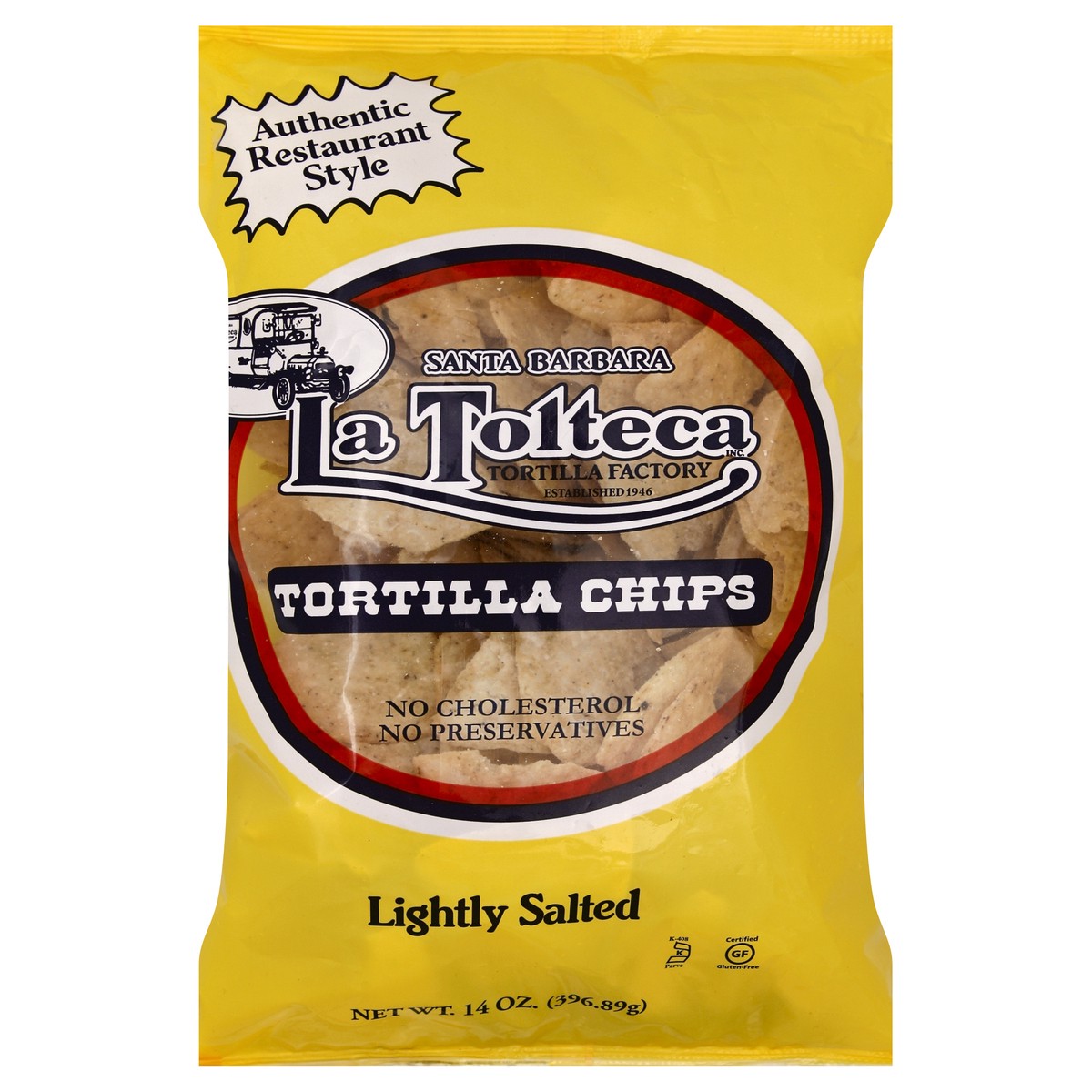 slide 3 of 5, La Tolteca Tortilla Chips Lightly Salted - 14 Oz, 14 oz
