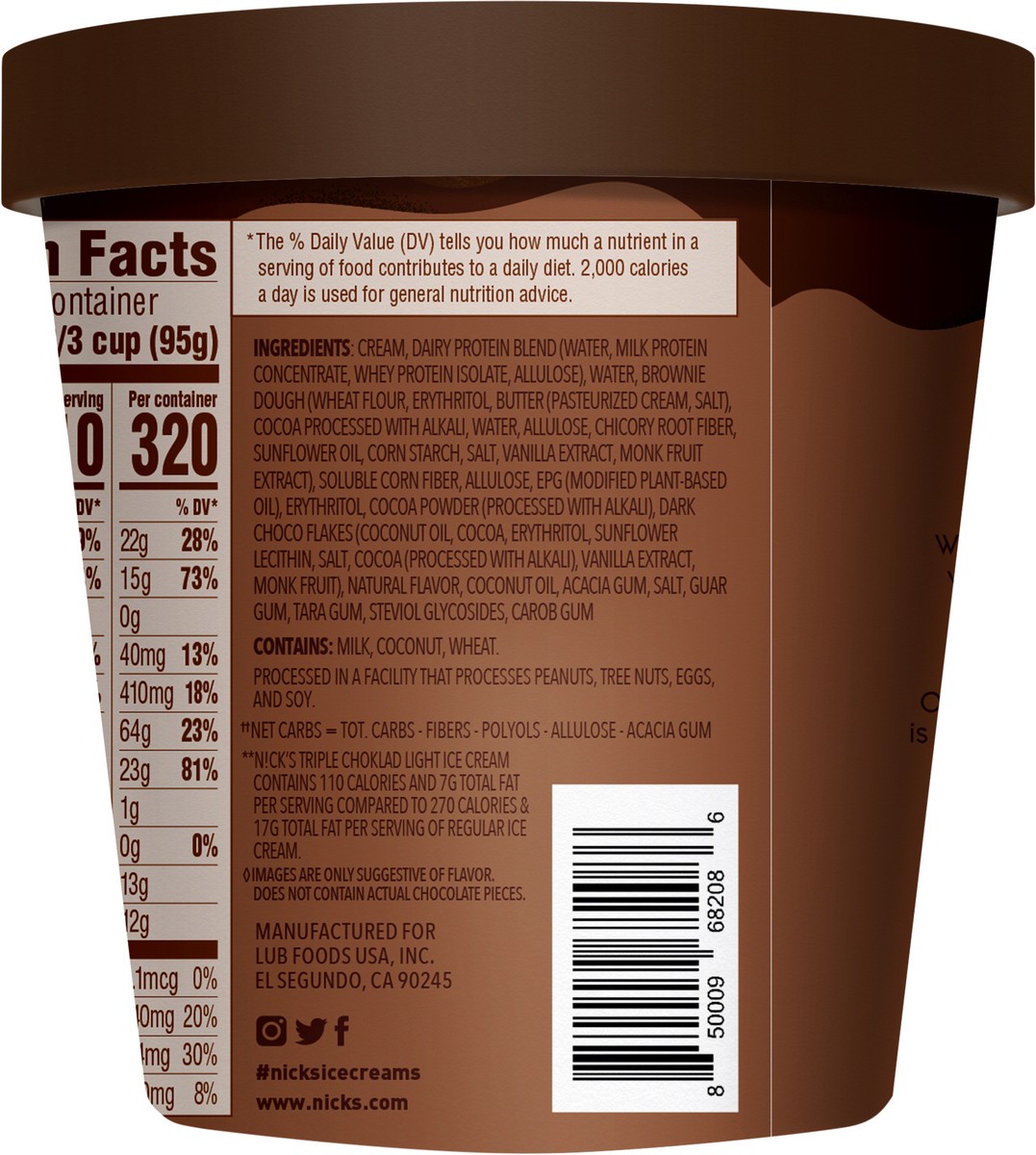 slide 3 of 7, Nick's Triple Choc, 16 fl oz