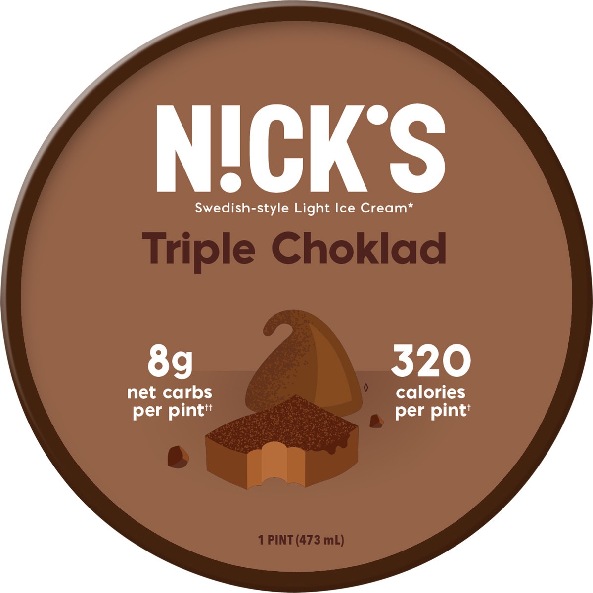 slide 7 of 7, Nick's Triple Choc, 16 fl oz