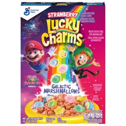 General Mills Lucky Charms Mario Bros Cereal