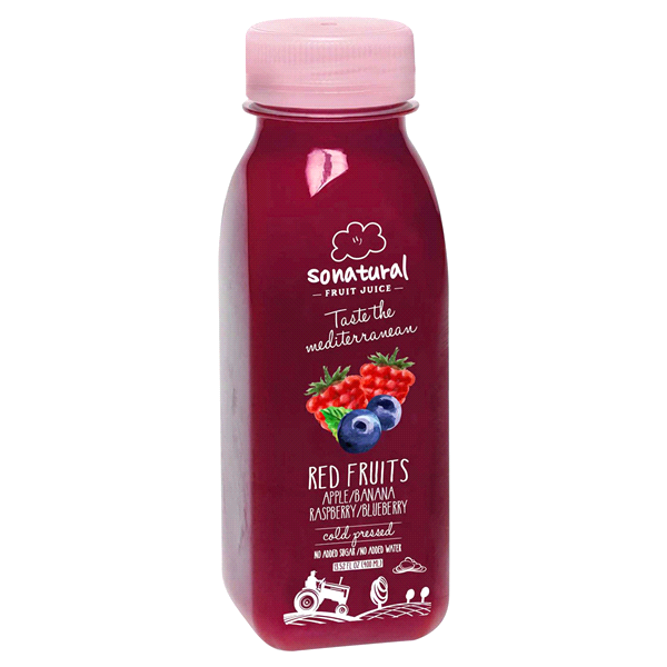 slide 1 of 1, SoNatural Red Fruits Juice, 13.52 oz