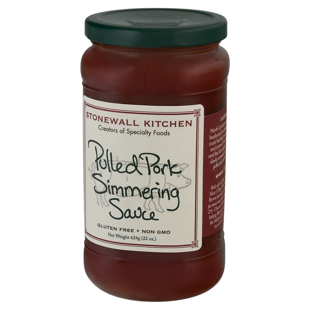 slide 9 of 12, Stonewall Kitchen Pulled Pork Simmering Sauce, 21 oz