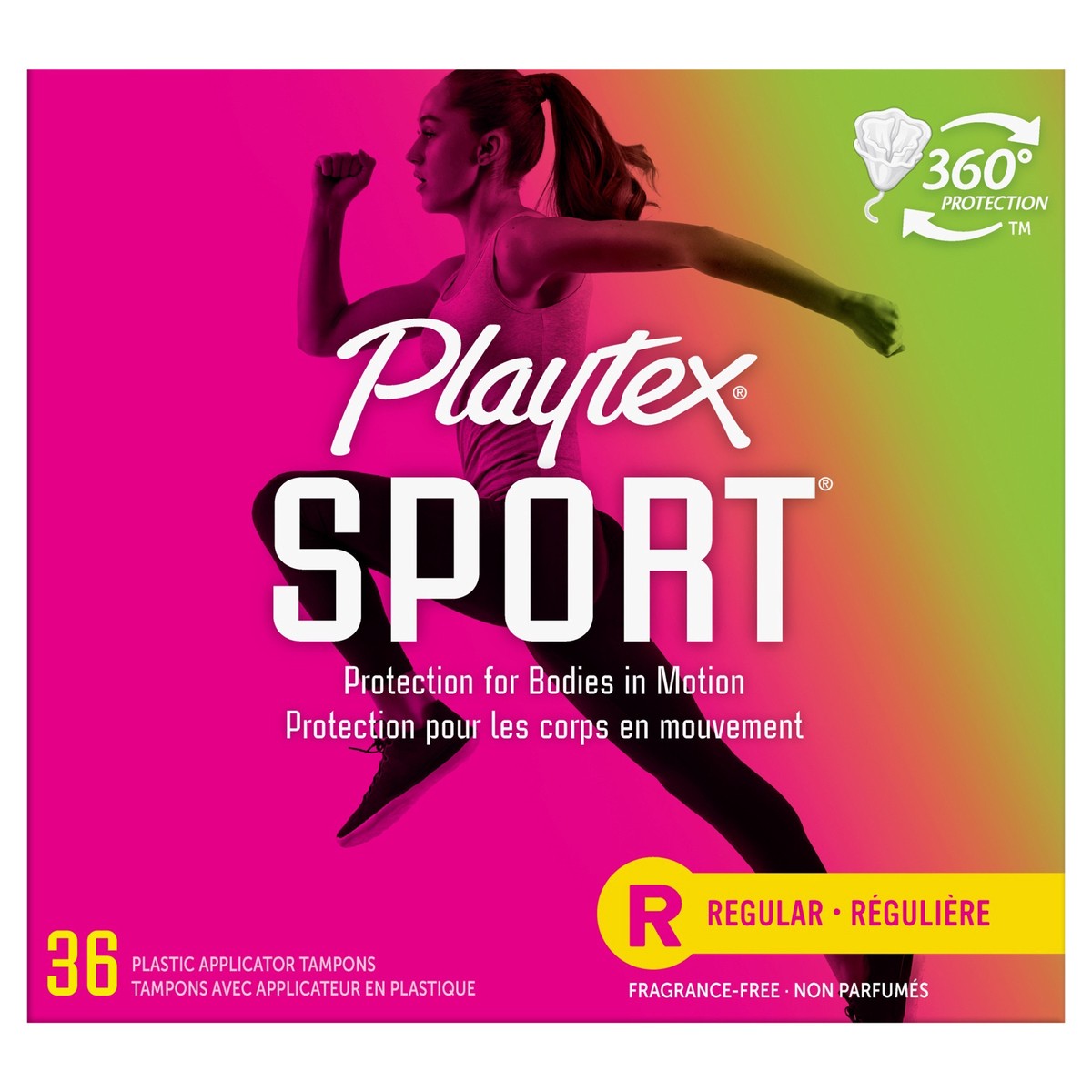 slide 1 of 7, Playtex Sport Tampons - Plastic - Unscented - Regular - 36ct, 36 ct