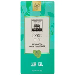 Endangered Species 72% Cocoa Forest Mint Dark Chocolate 3 oz