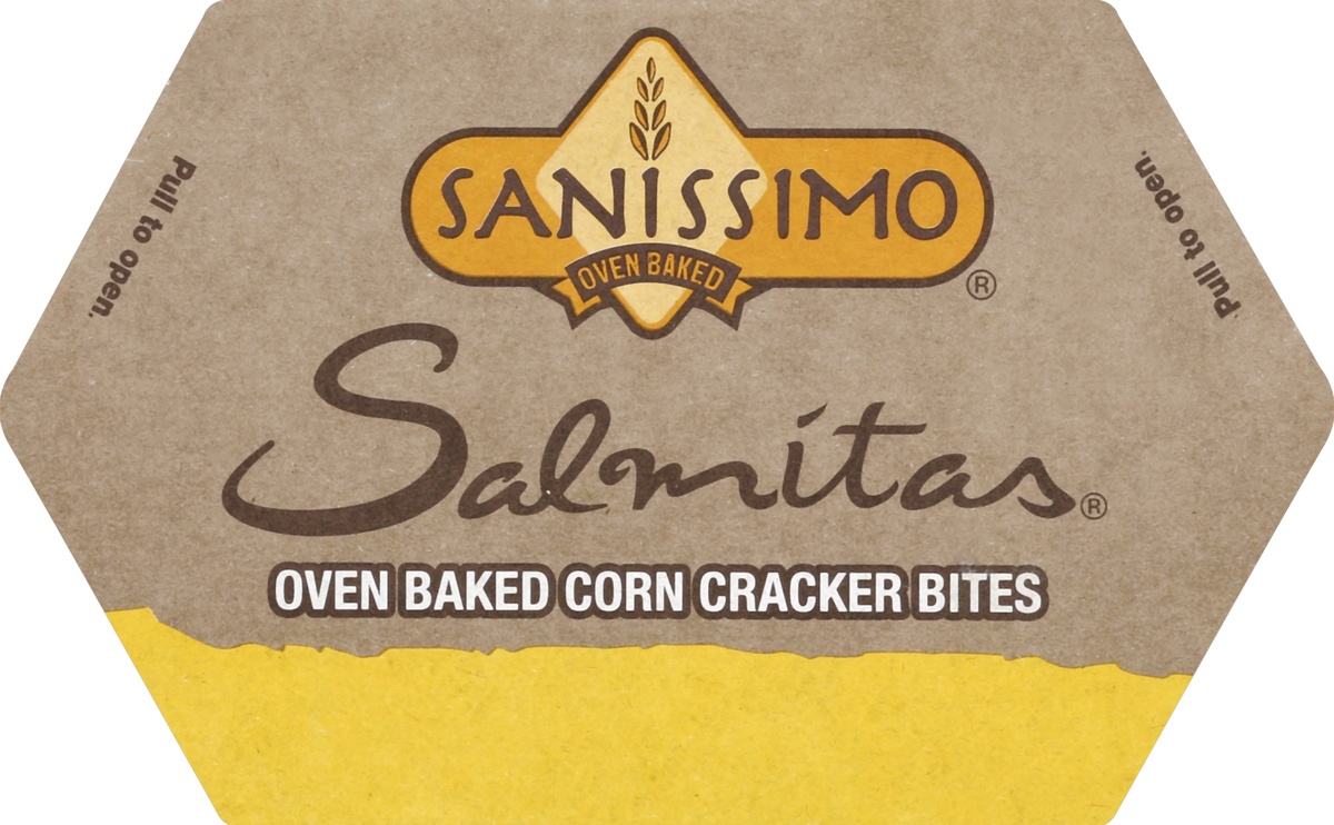 slide 2 of 6, Sanissimo Oven Baked Corn Cracker Bites, 7.05 oz