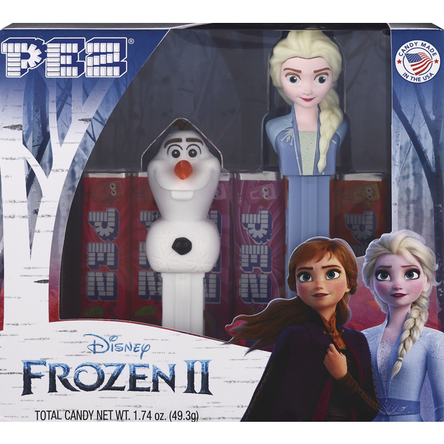 slide 1 of 1, PEZ Pez Frozen II Twin Pack Candy Dispensers, 1.74 oz
