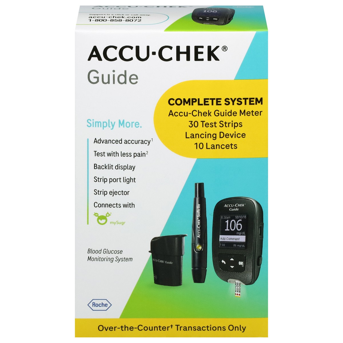 slide 2 of 4, Accu-Chek Complete System Guide Care Kit 1 Kit, 1 ct