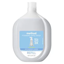 Method Foaming Hand Soap, Refill, Sweet Water, 28 oz