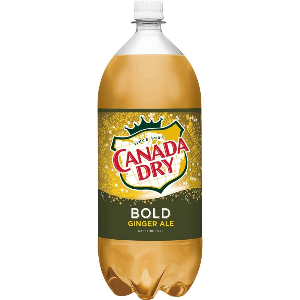 slide 2 of 5, Canada Dry Caffeine Free Bold Ginger Ale 2 lt, 2 liter