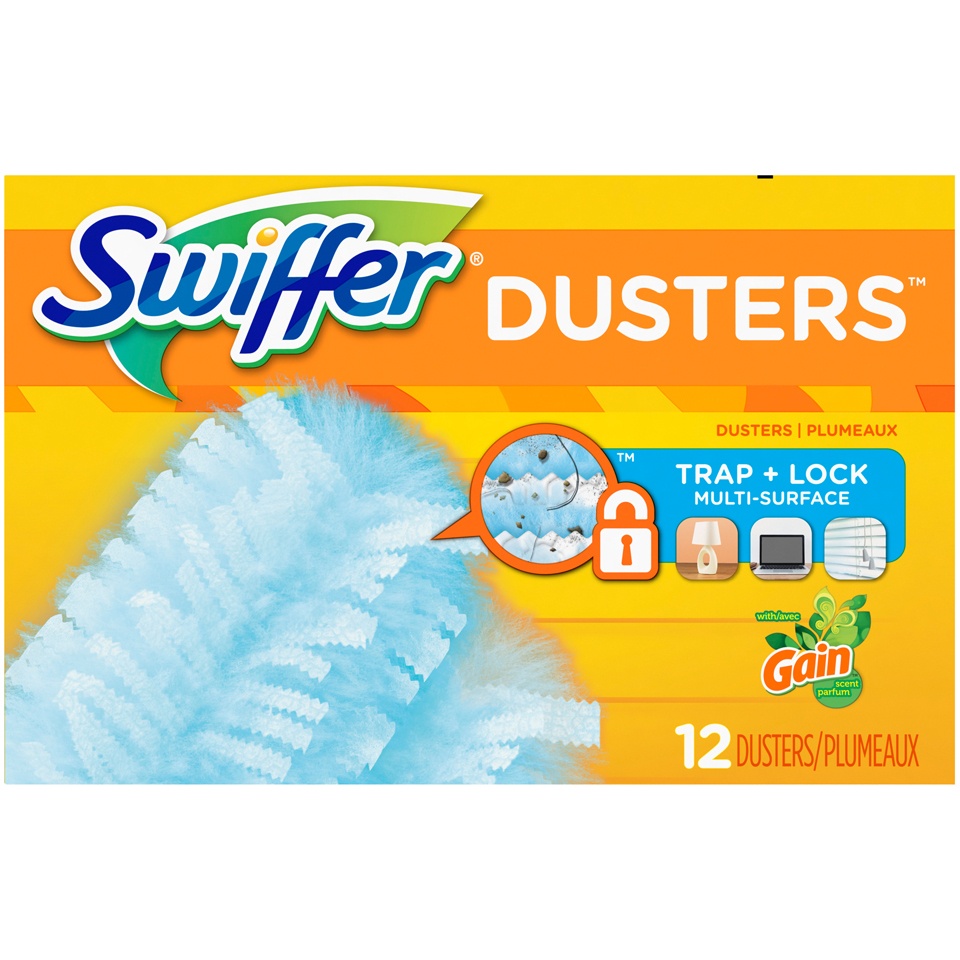 slide 2 of 3, Swiffer with Gain Scent Dusters, 12 ct