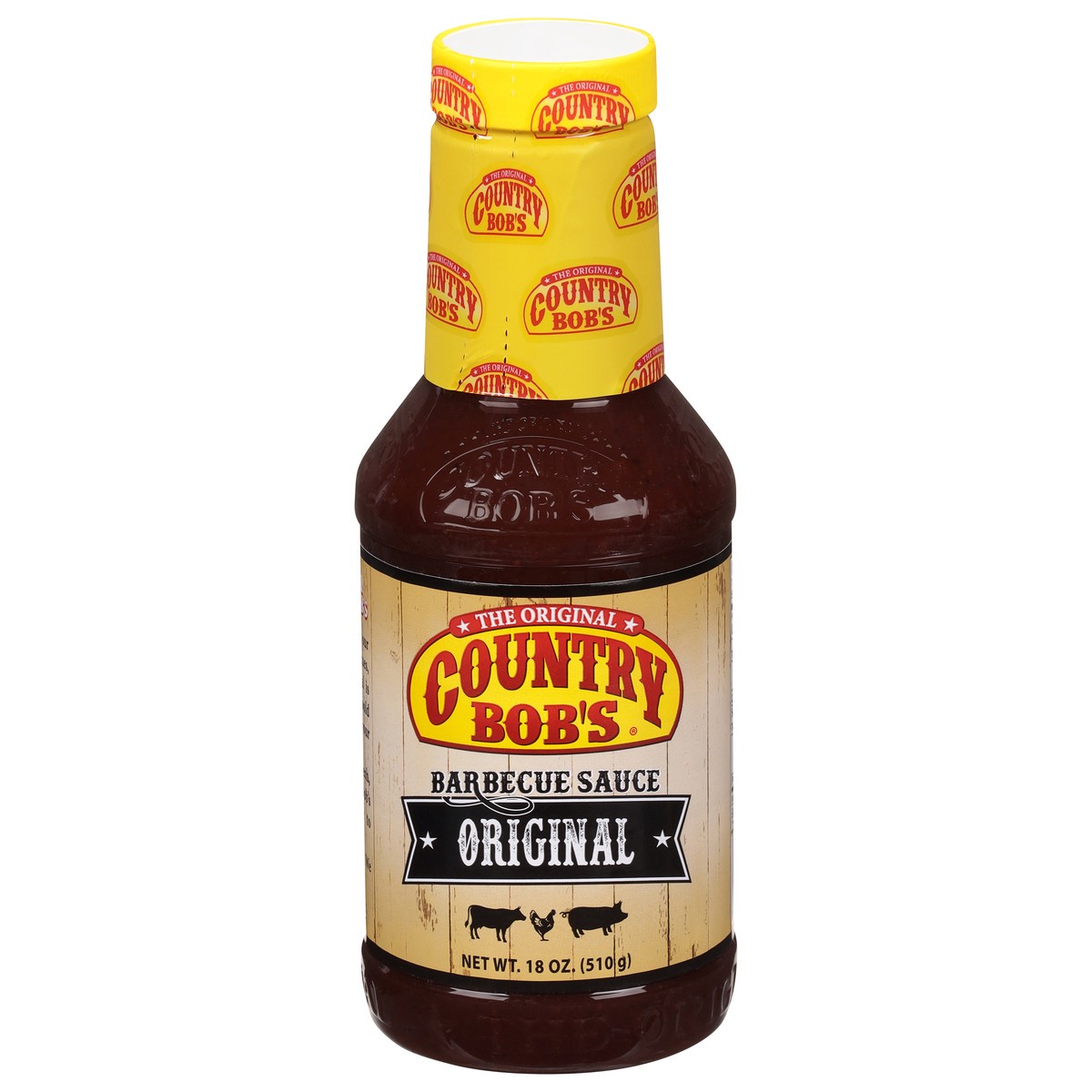 slide 1 of 9, Country Bob's Original Barbecue Sauce 18 oz, 18 oz