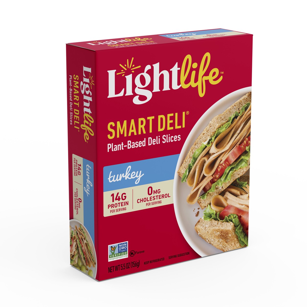 slide 4 of 9, Lightlife Deli Slices, 5.5 oz