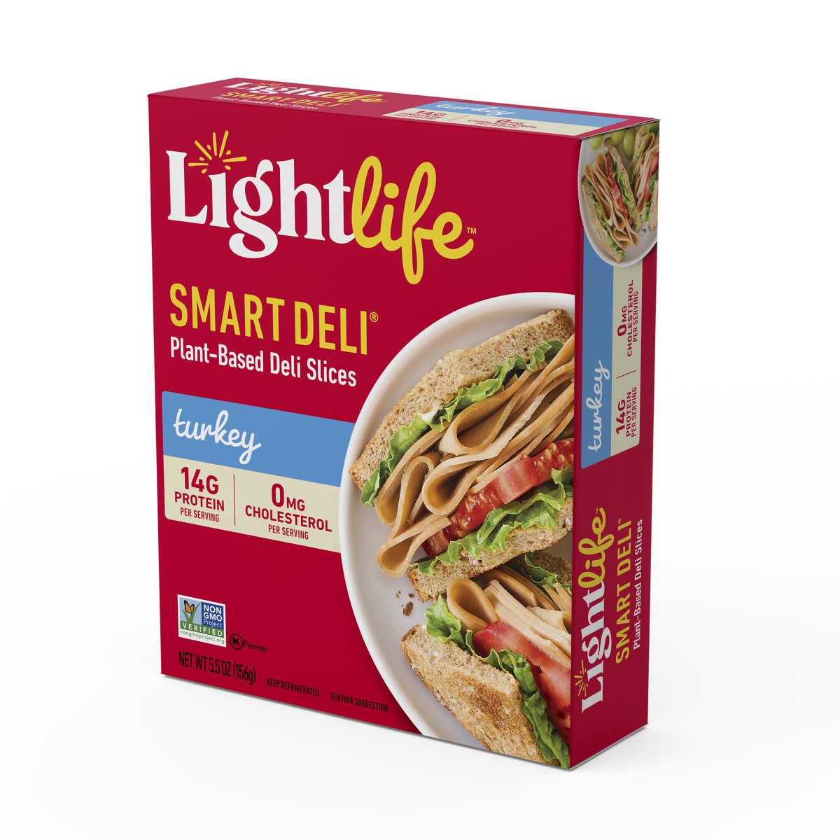 slide 2 of 9, Lightlife Deli Slices, 5.5 oz