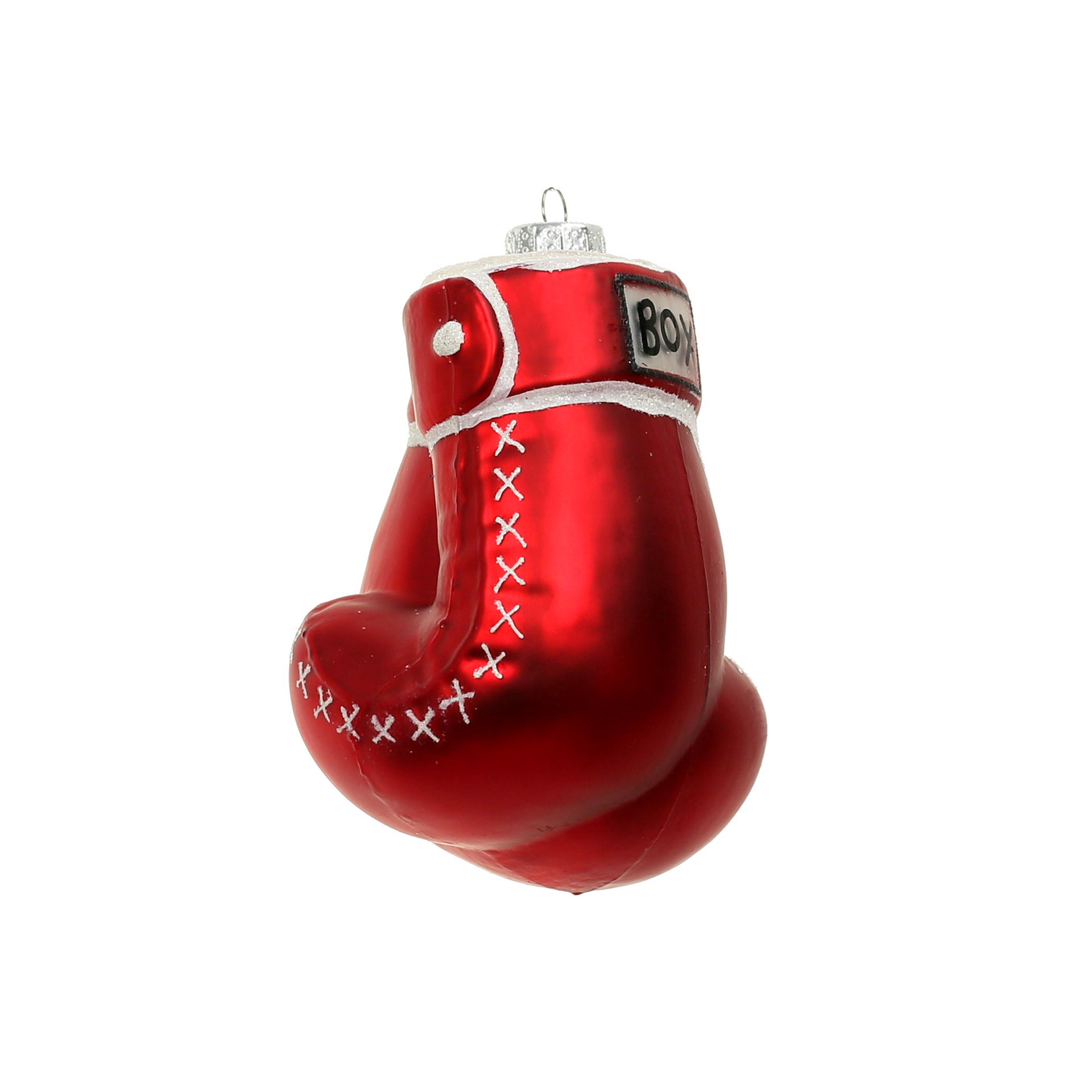slide 2 of 4, 3.5" Red Glass Boxing Gloves Ornament By Ashland, 3.5 in