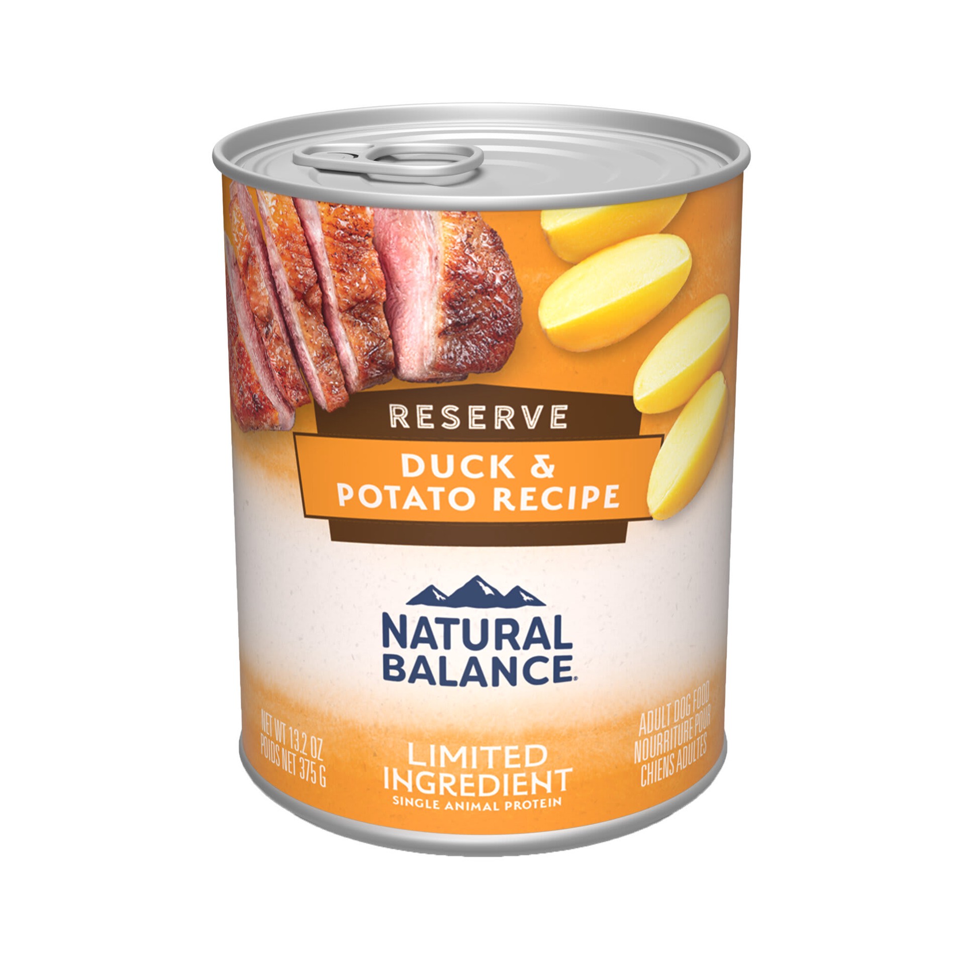 slide 1 of 6, Natural Balance L.I.D. Duck & Potato Formula Canned Dog Food, 13 oz