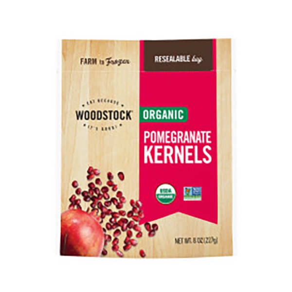 slide 1 of 14, Woodstock Organic Pomegranate Kernels 8 oz, 8 oz