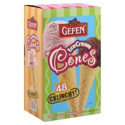 Gefen Ice Cream Cones - 48 ct